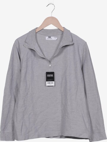 TOPMAN Sweatshirt & Zip-Up Hoodie in M in Grey: front