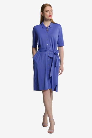 Ulla Popken Blousejurk in Blauw: voorkant