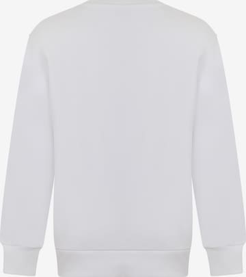 DENIM CULTURE - Sudadera 'Felicity' en blanco