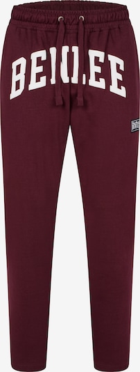 Benlee Urheiluhousut 'Atkins' värissä rubiininpunainen / valkoinen, Tuotenäkymä