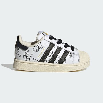 Baskets 'Pokemon Superstar II' ADIDAS ORIGINALS en blanc