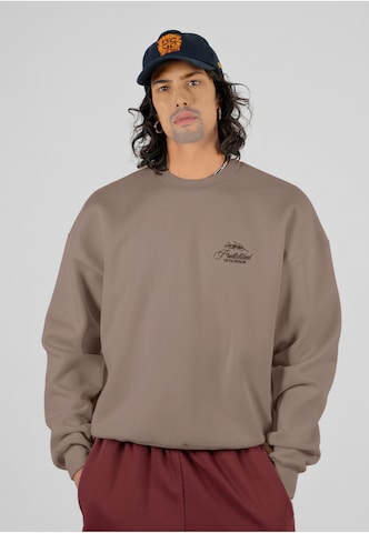 Sweat-shirt Prohibited en beige