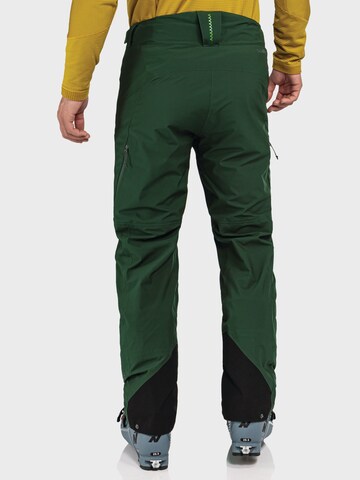 Schöffel Regular Outdoor trousers 'Milagle' in Green