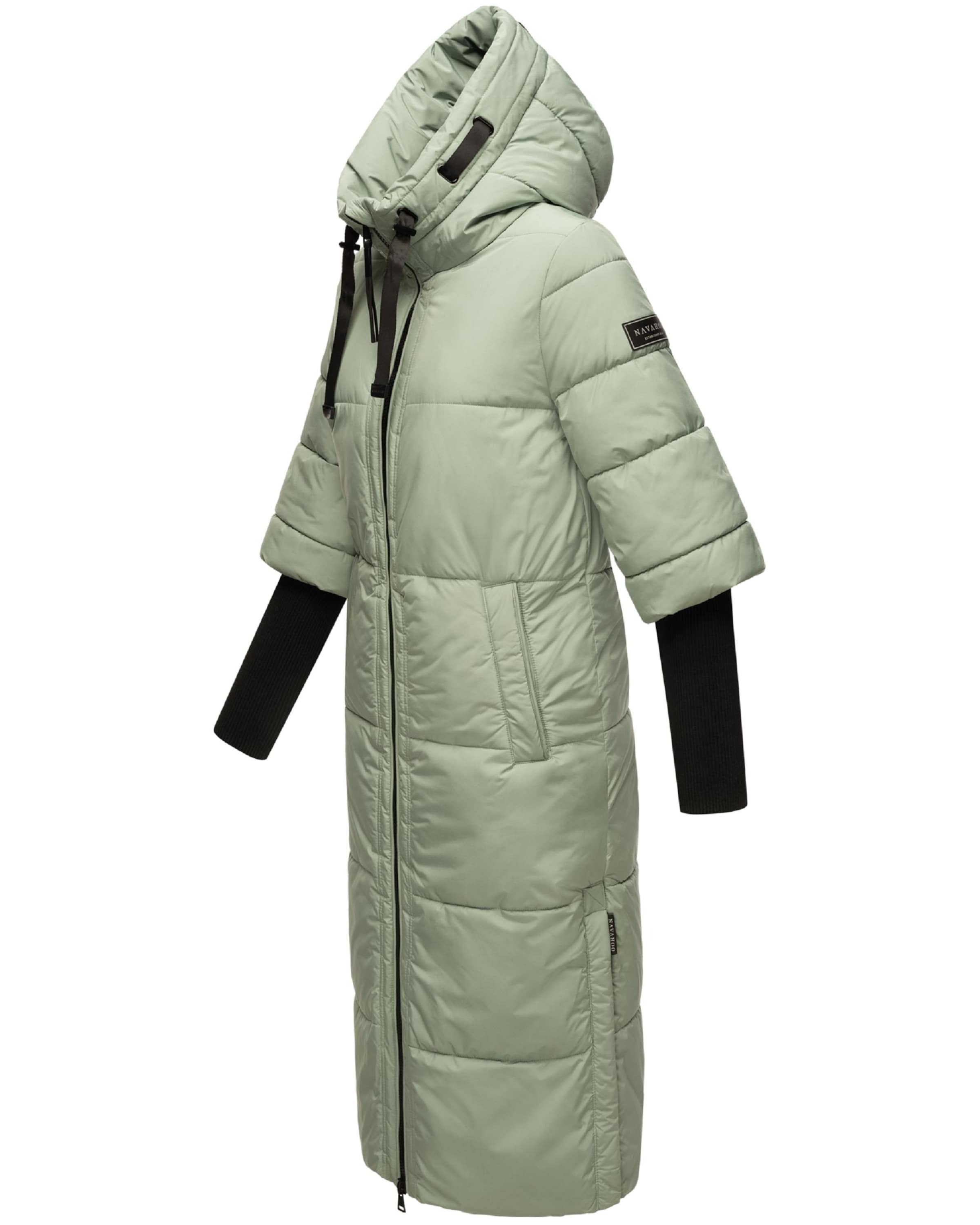 NAVAHOO Wintermantel 'Ciao Miau XIV' in Grün