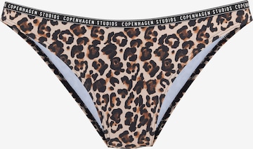 Copenhagen Studios Bikinihousut värissä ruskea: etupuoli