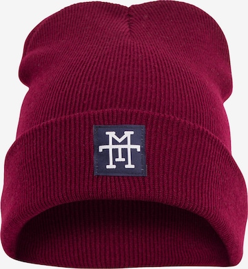 Manufaktur13 Mütze 'Rough' in Rot: Vorderseite