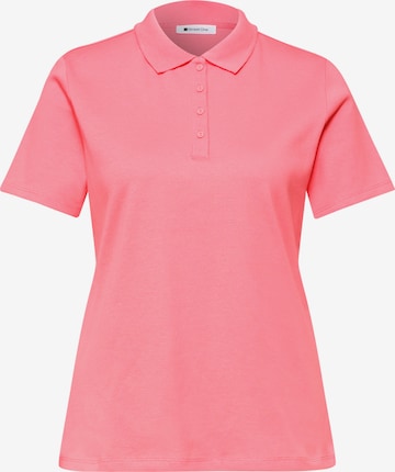 STREET ONE Poloshirt in Pink: Vorderseite
