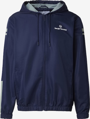 Sergio Tacchini Sportovní bunda 'Riccia' – modrá: přední strana