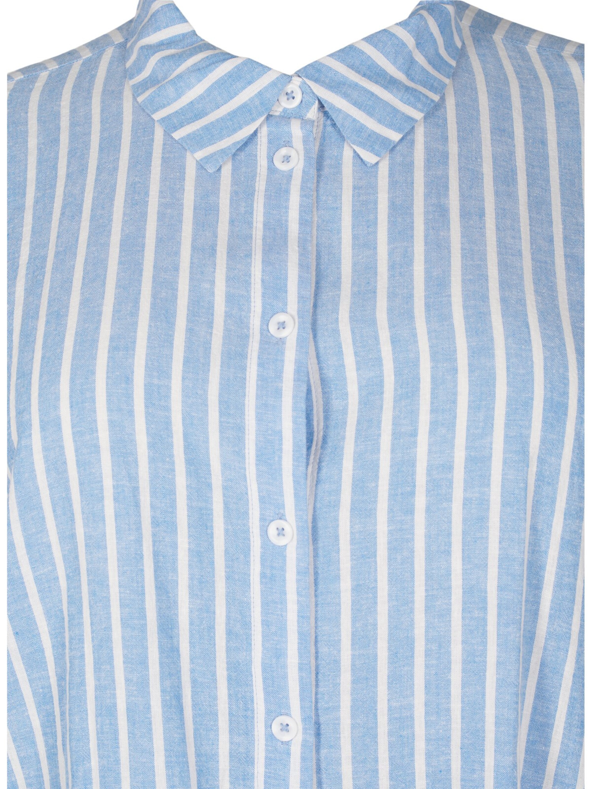 Zizzi Bluse 'Vlina' in Blau