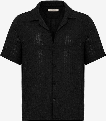 juoda Antioch Standartinis modelis Marškiniai: priekis