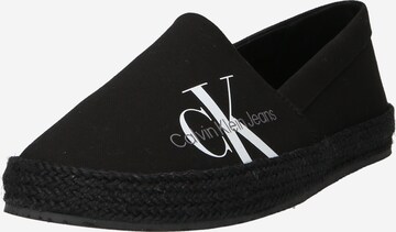 Calvin Klein Jeans Espadrilky – černá: přední strana