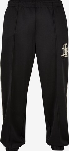 FUBU Tapered Broek in Zwart: voorkant