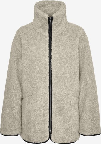 VERO MODA Fleecejacke 'LUNE' in Beige: predná strana