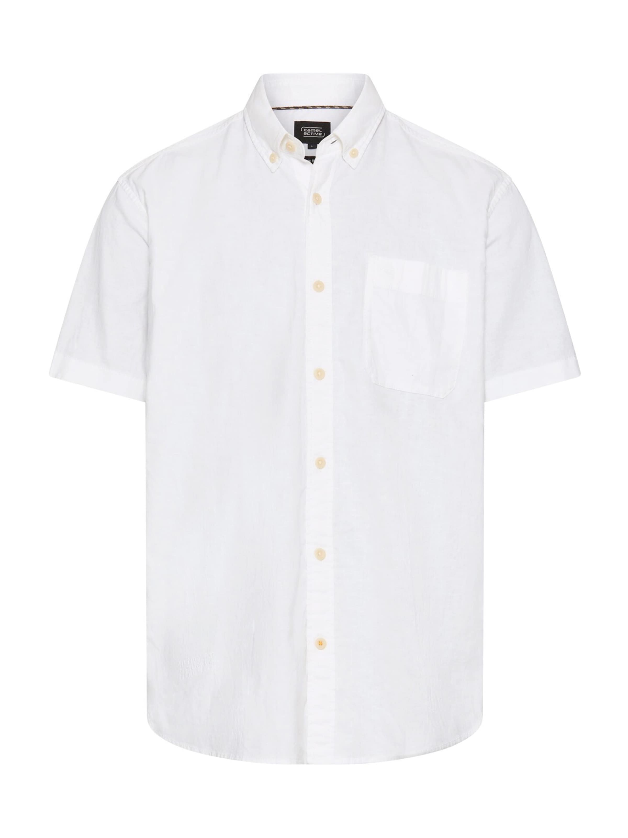 CAMEL ACTIVE Button Up Shirt in White: front