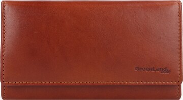 Greenland Nature Wallet 'Rubin' in Brown: front