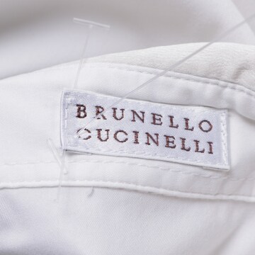 Brunello Cucinelli Bluse / Tunika M in Weiß