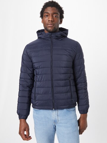 ABOUT YOU Between-Season Jacket 'Luan' in Blue: front