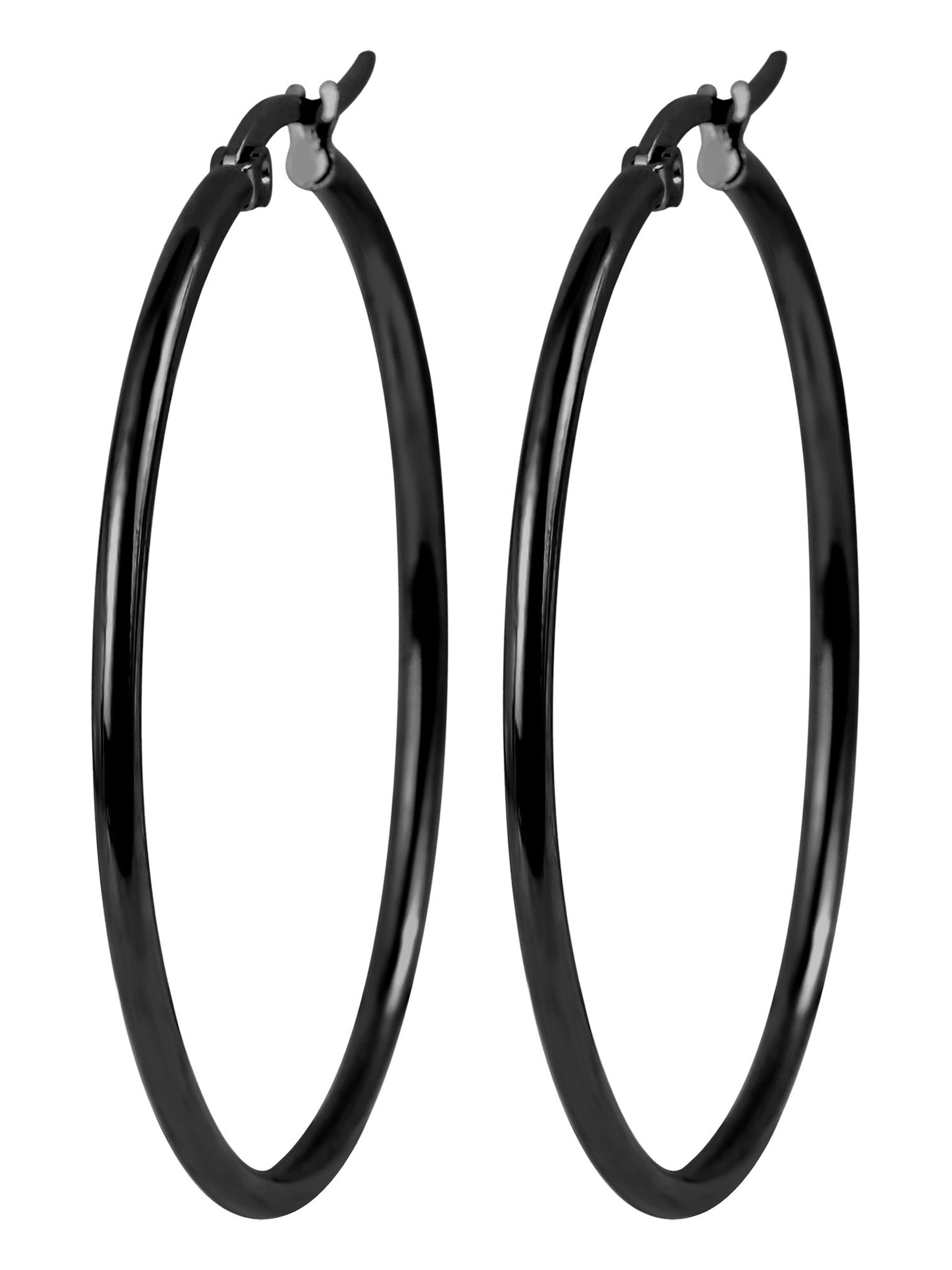 Akzent Earrings 'Sinja, langlebig' in Black: front