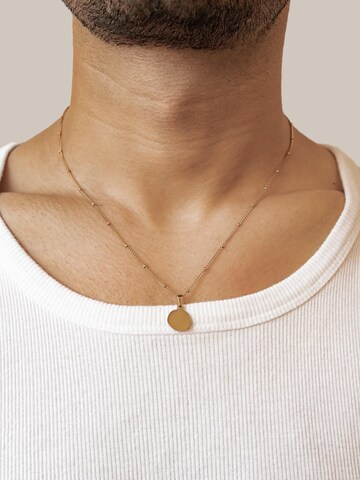 Hey Happiness Ketting 'Irregular Disc Pendant' in Goud