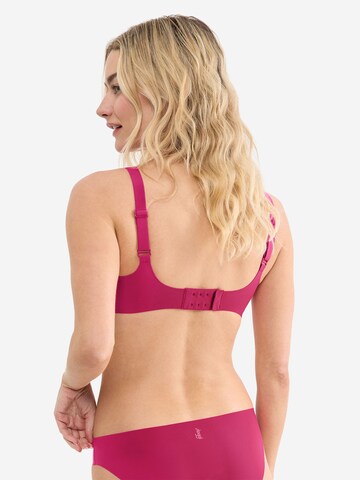 SLOGGI T-Shirt Soft-Cup-BH ' Blue ZERO Feel 2.0 THE UP ' in Pink