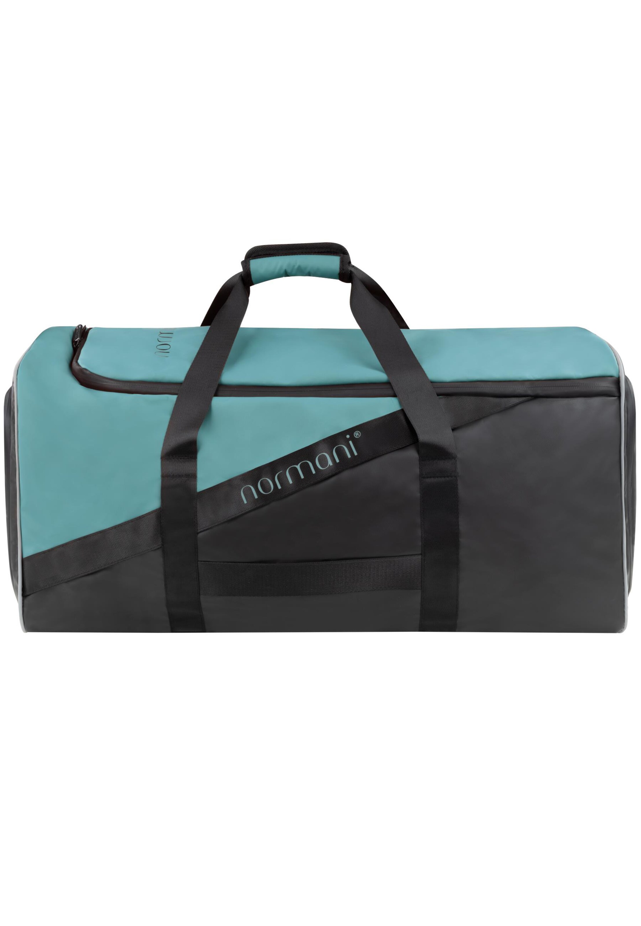 Borsa sportiva 'Nordpass' di normani in nero: frontale