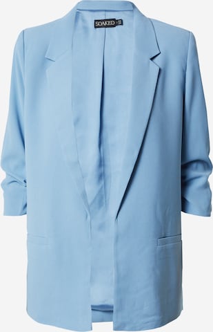 SOAKED IN LUXURY - Blazer 'Shirley' em azul: frente