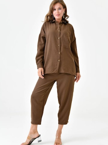 WOMAN VISION Kostüm‌‌‌‌‌ in Braun: Vorderseite
