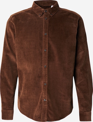 Chemise 'ONSMICHAEL' Only & Sons en marron : devant