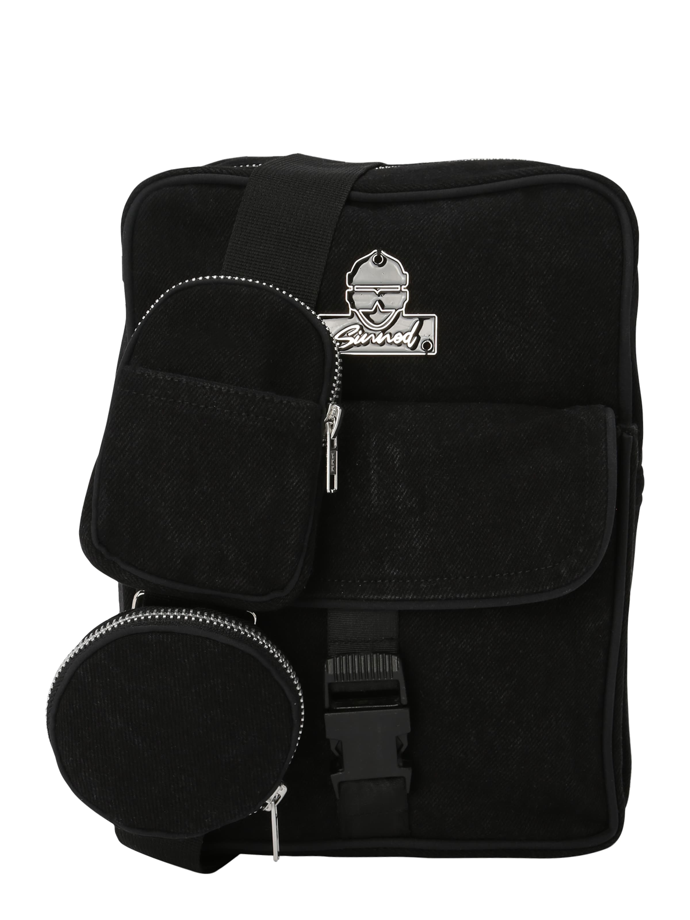 Sac à dos 'Upcycled' Sinned x ABOUT YOU en noir