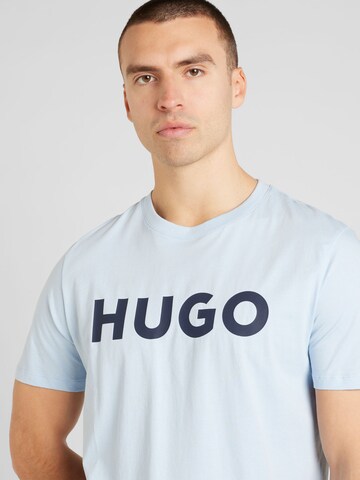 Tricou 'Dulivio' de la HUGO pe albastru