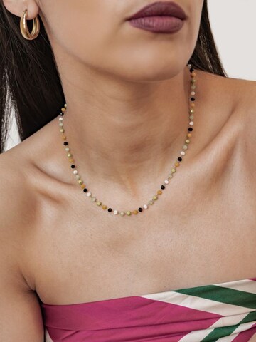 Hey Happiness Halsband 'Vivid Glow' i guld
