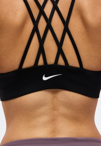 NIKEBustier Sportski grudnjak 'INDY' - crna boja: stražnji dio