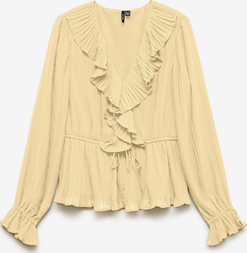 Chemisier 'VMDora' VERO MODA en jaune : devant