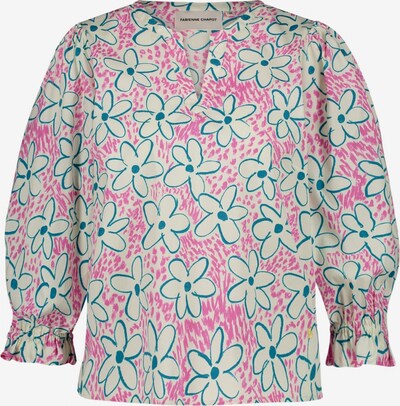 Fabienne Chapot Blouse 'Tascha' in de kleur Turquoise / Pink / Wit, Productweergave