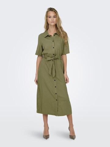 ONLY Shirt dress 'ONLCaro' in Green