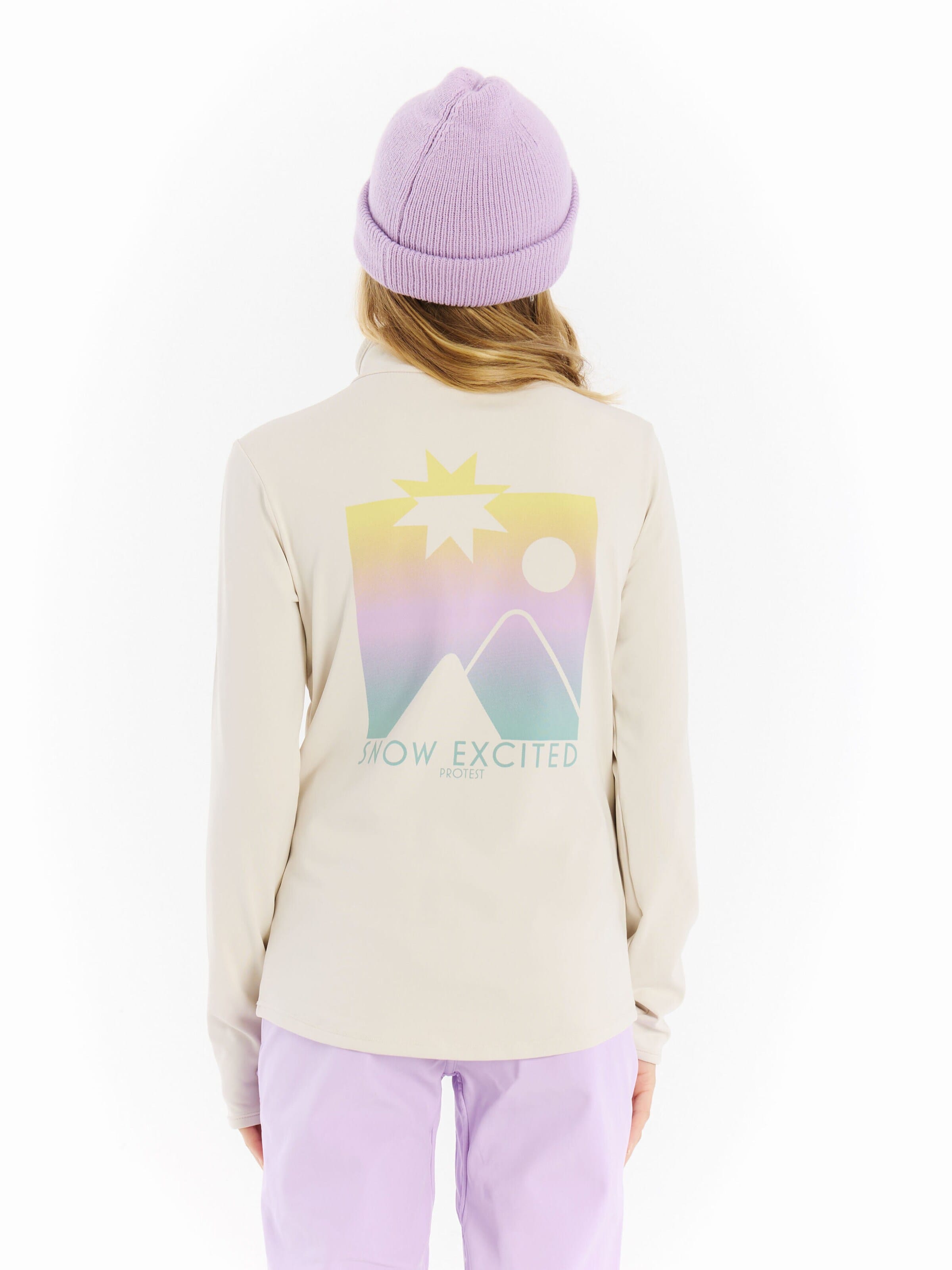 PROTEST Sportief sweatshirt in Wit