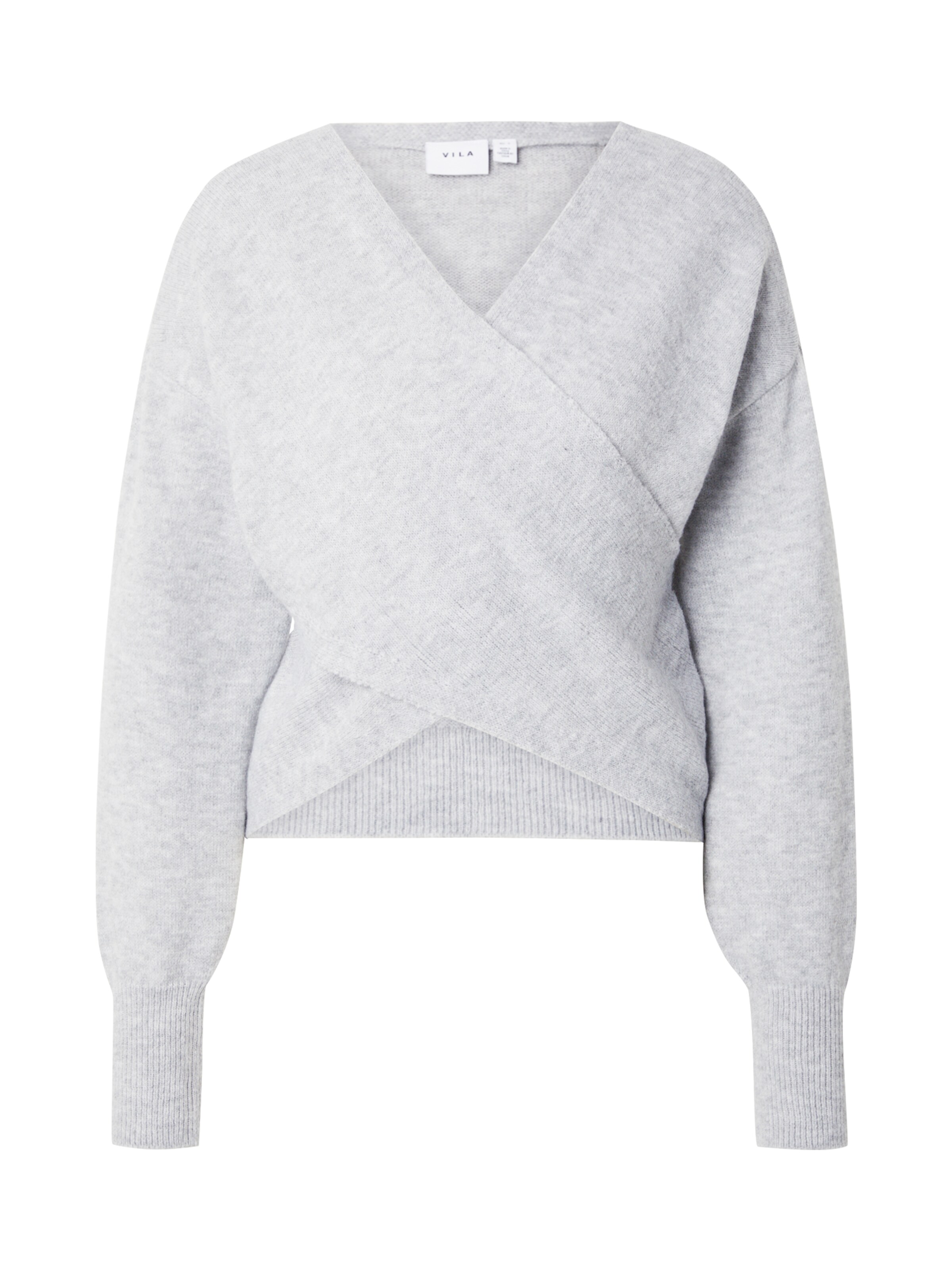 VILA Πουλόβερ 'VIMAJSE' σε γκρι: μπροστά