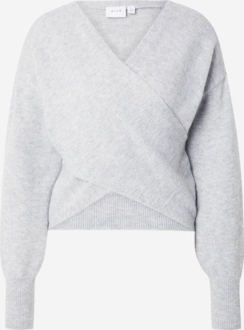 Pull-over 'VIMAJSE' VILA en gris : devant
