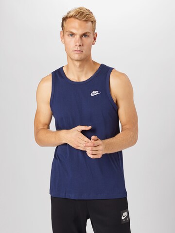 Nike Sportswear Regular fit Funkcionális felső - kék: elől