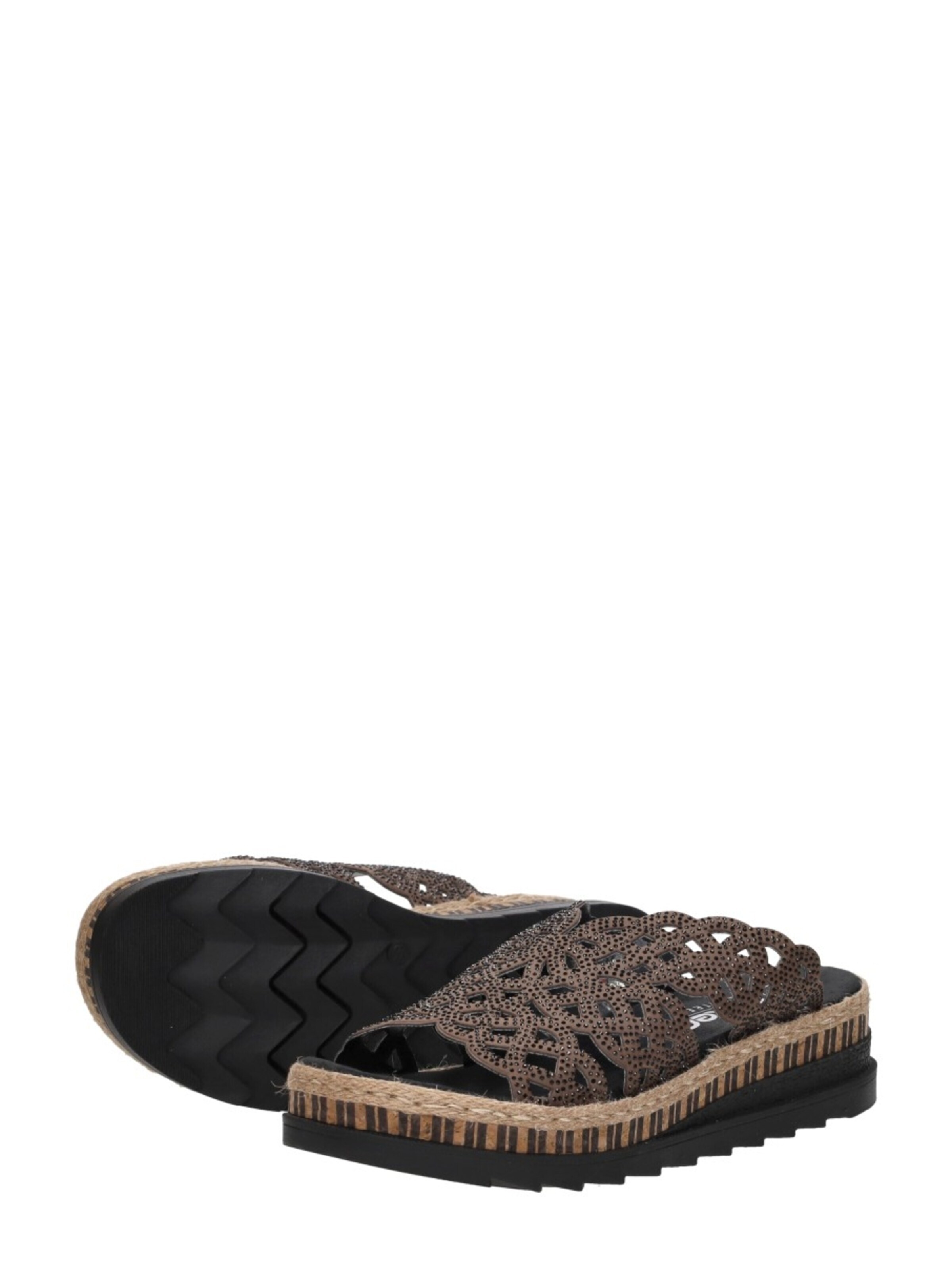 Rieker Slipper 'Open Teen' in Brown