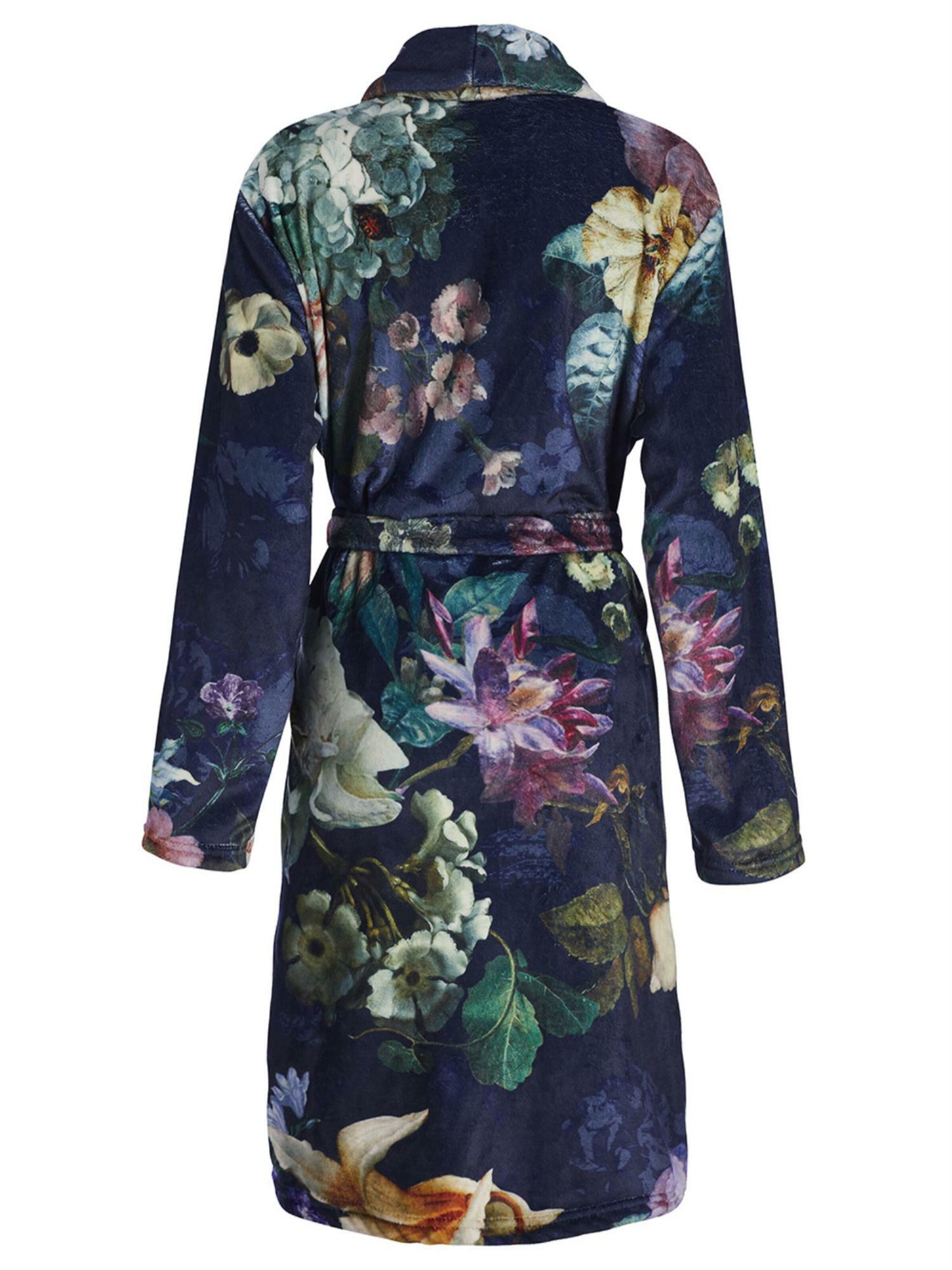 ESSENZA Bademantel 'Fleur' in Blau