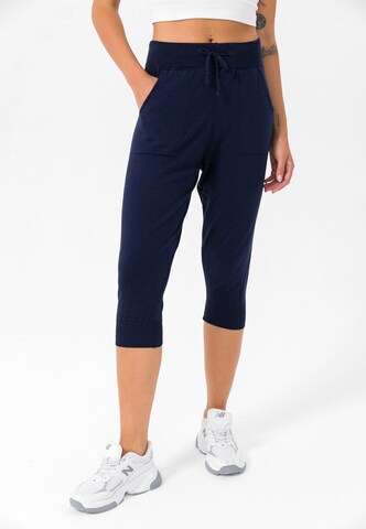 Felix Hardy Tapered Sporthose in Blau: Vorderseite