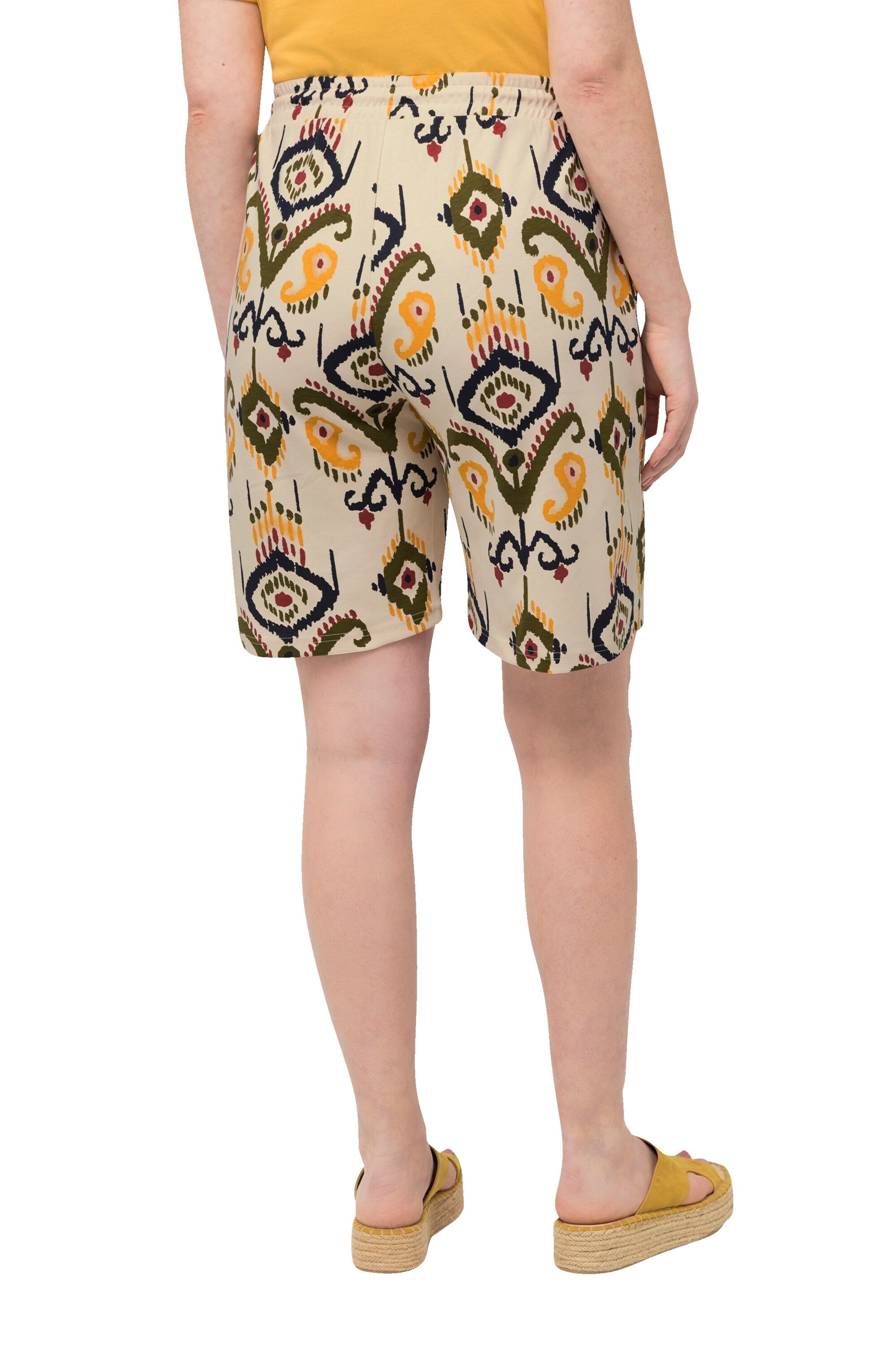 Ulla Popken Regular Trousers in Beige