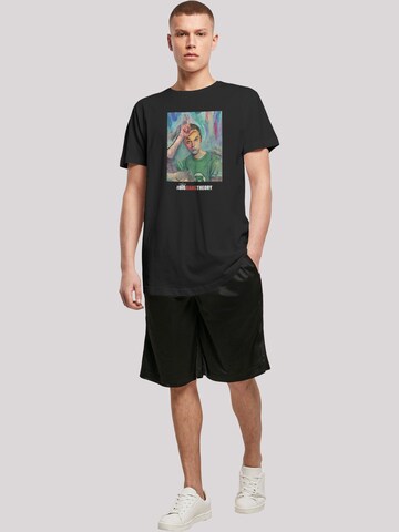 T-Shirt 'Big Bang Theory Sheldon Loser Painting' F4NT4STIC en noir