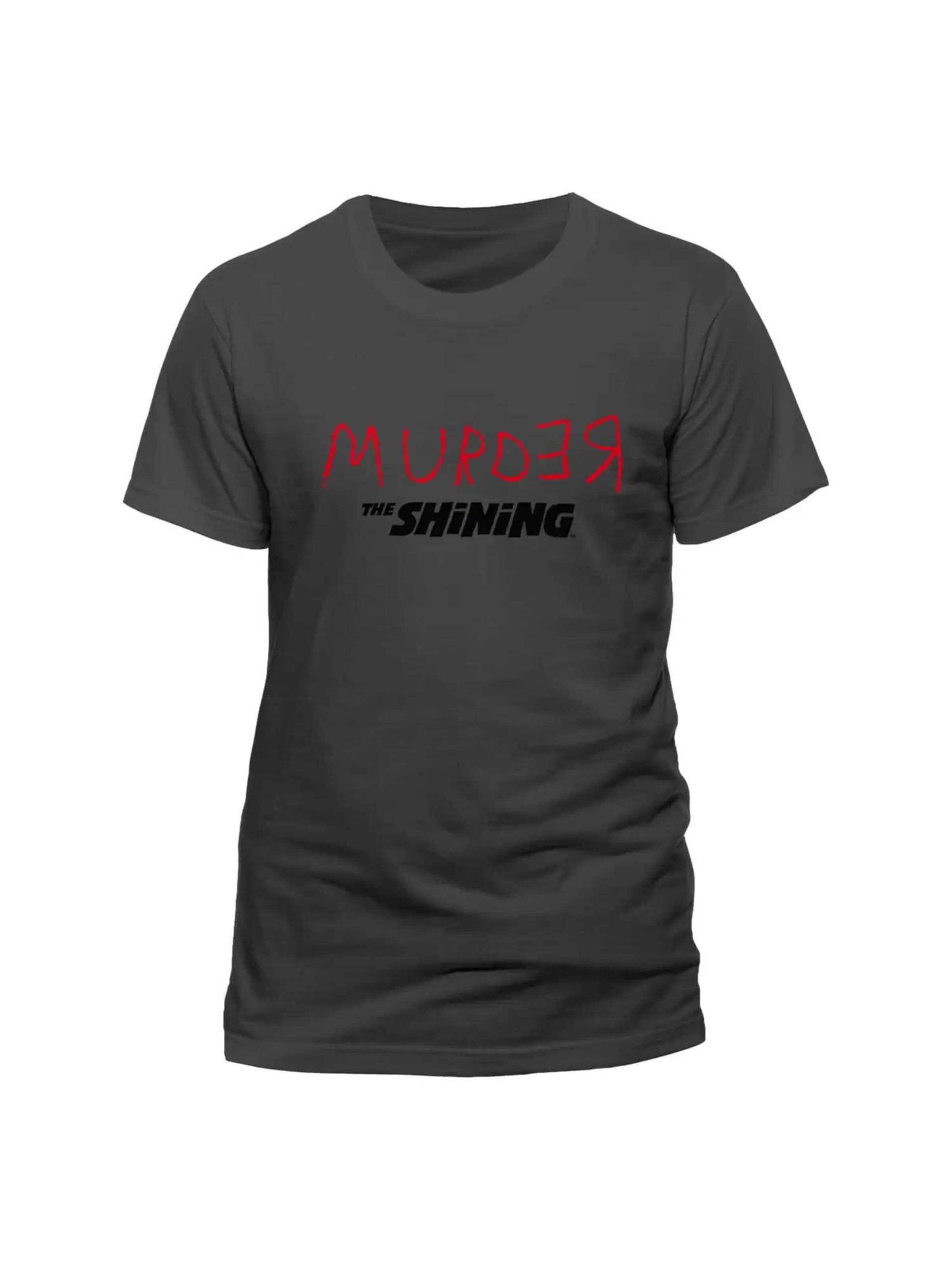 Rockshirts Koszulka 'Shining - Murder  T-Shirt' w kolorze szary: przód