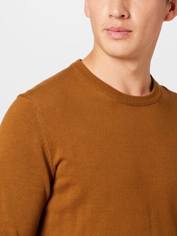 Only & Sons - Regular Fit Pullover 'ALEX' em castanho