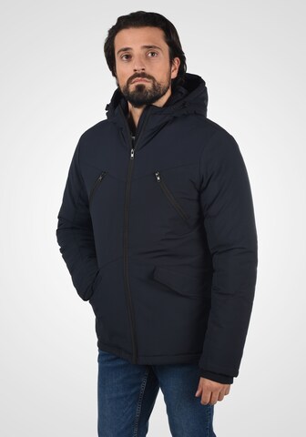 BLEND Winterjas 'Omar' in Blauw: voorkant