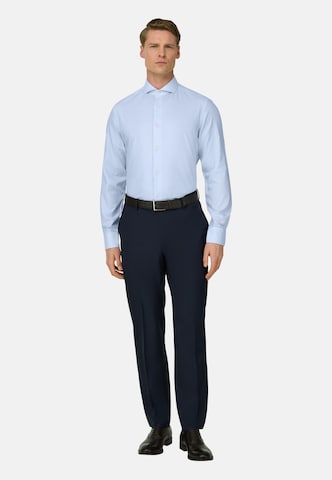 Coupe slim Chemise Boggi Milano en bleu