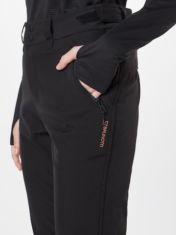 BRUNOTTI Flared Workout Pants 'Tavors' in Black