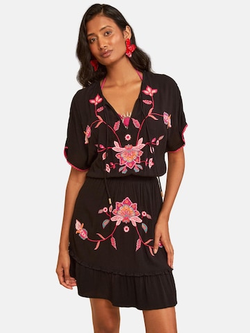 love & roses Strandkleid in Schwarz: Vorderseite